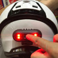 Luces Para Casco Bike Taillight Motorcycle Bicycle Helmet Safety Signal Warning Rear Lamp Waterproof Moto Helmet LED Light. 