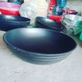 Unbreakable Plastic Tasla -  Construction Cement Tasla/Tub (Black Color) Home ,and construction uses (16 INCH). 