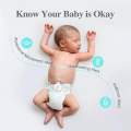 Sense-U Smart Baby Abdominal Movement Monitor - Tracks Baby's Abdominal Movement, Temperature, Rollover with Instant Audio Alerts on Smartphones. 