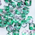 A 50PS acrylic double set square bead string, suitable for DIY bracelet crafts. 