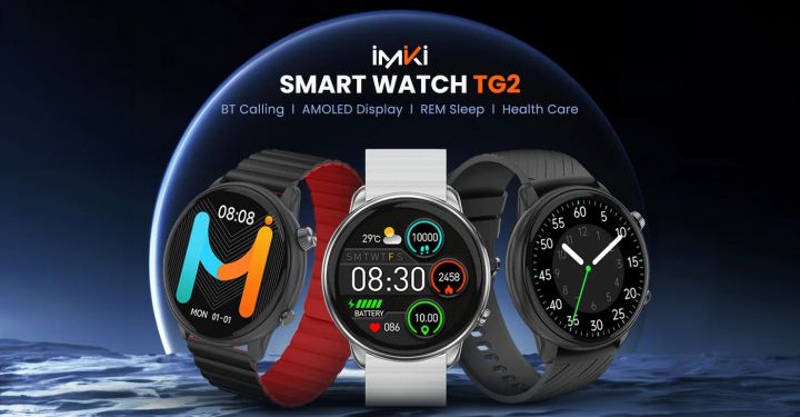 Imiki TG2 Bluetooth Calling Smart Watch  | 1 Year warranty by TRONZZ
