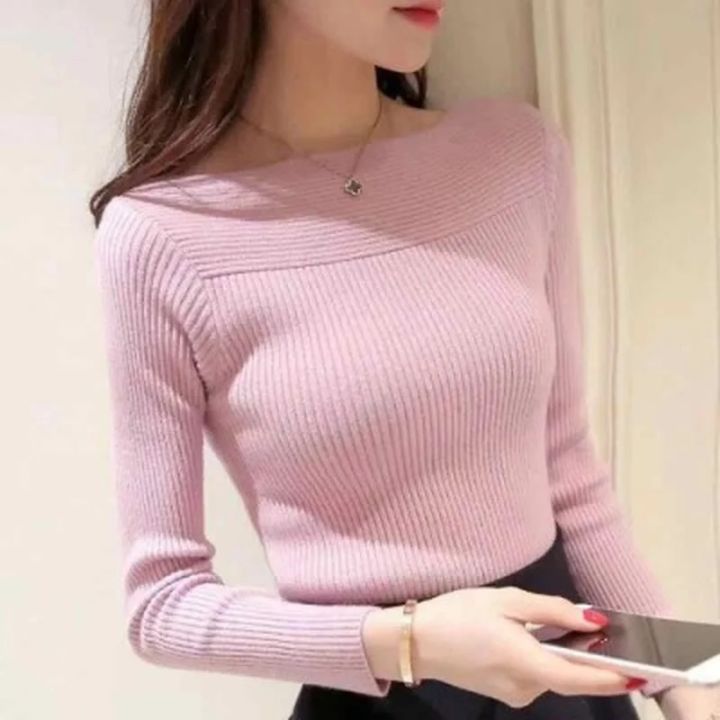 Casual%20Long%20Sleeve%20Knitted%20Sweater%20Autumn%20O-neck%20Office%20Pullover%20Winter%20Women%20Clothes%20Korean%20Style%20Slim%20White%20Knitwear%20Pull%207571%20-%20Image%205