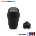72mm Car Aluminium Gear Shift Knob Thick Waist Shift Head Knob M8 M10 M12 With Adapters 4 Colors. 