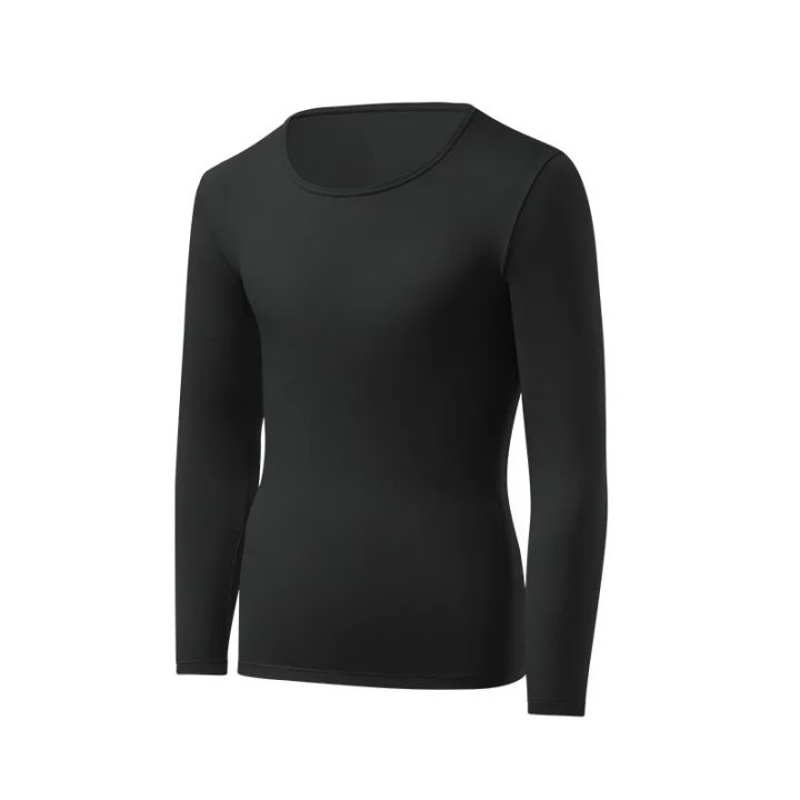 1pcs%20Men's%20Ultrathin%20Thermal%20Underwear%20High%20elasticity%20Plus%20Size%20Constant%20Temperature%20Seamless%20Long%20Sleeve%20Bottoming%20Tops%20-%20Image%204