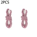 2 PCS Shiny Rhinestone Shoelaces - Suitable for Sports Shoes, Boots, Sports Pants, Hoodies - Daily Decorative Accessories. 