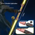 Children's boy laser sword planet telescopic light-up sword two-in-one multicolor flashing fluorescent stick toy gift. 