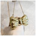 Golden Evening Bag Purses and Handbags Luxury Designer Shoulder Bags Funny Shape Party Wedding Round Acrylic Shiny Clutch Purse.