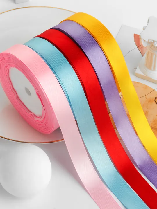 Wusmart%2022Meters/Roll%201.5cm%20Single%20Face%20Satin%20Ribbon%20DIY%20Handmade%20Crafts%20Fabric%20Christmas%20Wedding%20Decoration%20Silk%20Ribbons%20-%20Image%203