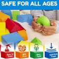 Soft Building Blocks Eva Foam Kids Educational Toys 52 Pcs  Big Size. 