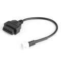 3 Pin to OBD2 Fault Code Scanner Motorcycle Diagnostic Cable Fit for Yamaha X MAX N MAX MT-125. 