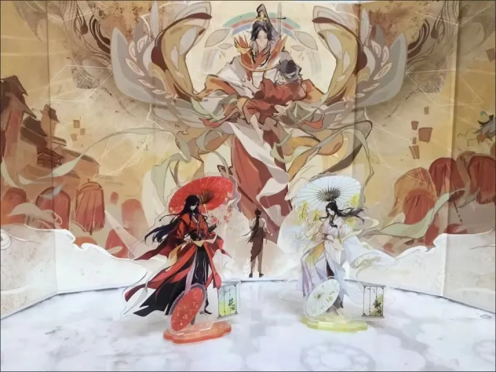 2Pcs%20Tian%20Guan%20Ci%20Fu%20Ring%20Heaven%20Official%E2%80%99s%20Blessing%20Hua%20Cheng%20Xie%20Lian%20Cosplay%20Stand%20Acrylic%20Figure%20Standing%20Desk%20Decoration%20-%20Image%204