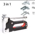 3 IN 1 PROFESSIONAL STAPLES GUN WITH 600 FREE PINS SUITABLE FOR WOOD WORK'S  4 TO 14MM SIZE. 