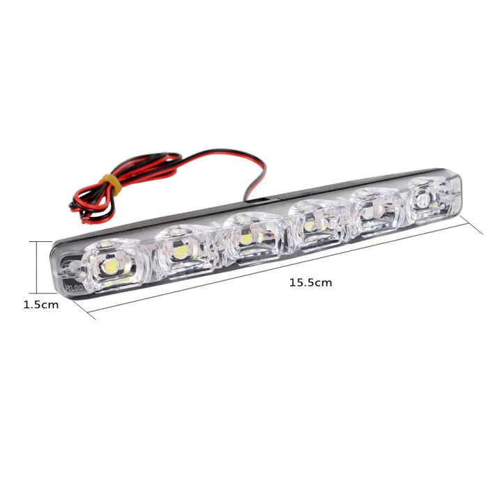LEEPEE%201%20Pair%20DRL%20LED%20Car%20Daytime%20Running%20Lights%206%20LEDs%20DC%2012V%20Auto%20Fog%20Light%20Driving%20Lamps%20Car-syling%20Super%20Bright%20-%20Image%206