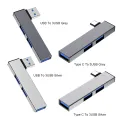 3 in 1 USB HUB Type C HUB OTG USB 3.0/Type-C 3.0 To 3 USB USB Splitter Hub Speed 5.0Gbps 3 Port for PC Computer Laptop. 
