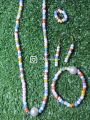 matching beads pendant, bracelet, ring and earrings set/ beaded set/ handmade beaded jewelry set/ seed beads jewelry set / with free gift. 