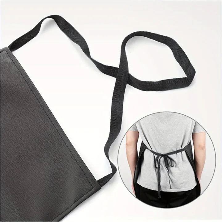 PU%20Leather%20Heavy%20Duty%20Waterproof%20Apron%20for%20Dishwashing%2040%20Inch%20Work%20Apron%20PU%20Leather%20Dishwasher%20Apron%20for%20Men%20Cleaning%20Apron%20Lig%20-%20Image%203
