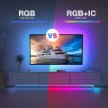 DC 5V 3M LED Strip Lights RGBIC WS2812B Phantom Bluetooth APP Remote Control PC TV Living Room Atmosphere Light Room Decoration. 