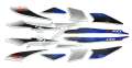 Bajaj Pulsar 135ls Black Blue Bike Full Sticker Kit. 