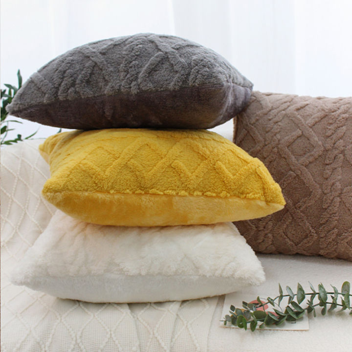 Twist%20KnittingPlush%20Pillow%20Case%20Vintage%20Knitted%20Cushion%20Cover%20Simple%20Cushion%20Plush%20Pillowcase%20Headboard%20Back%20-%20Image%202