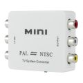 Mini PAL NTSC Bi-direction TV System Converter Switcher PAL to NTSC NTSC to PAL Dual-Way TV Composite Connection Converters. 