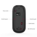 [Rechargeable Wireless Mouse] Built-in wireless mouse, adjustable mouse sensitivity, Bluetooth or usb2.5g plug (standard mouse, wiressless mouse). 