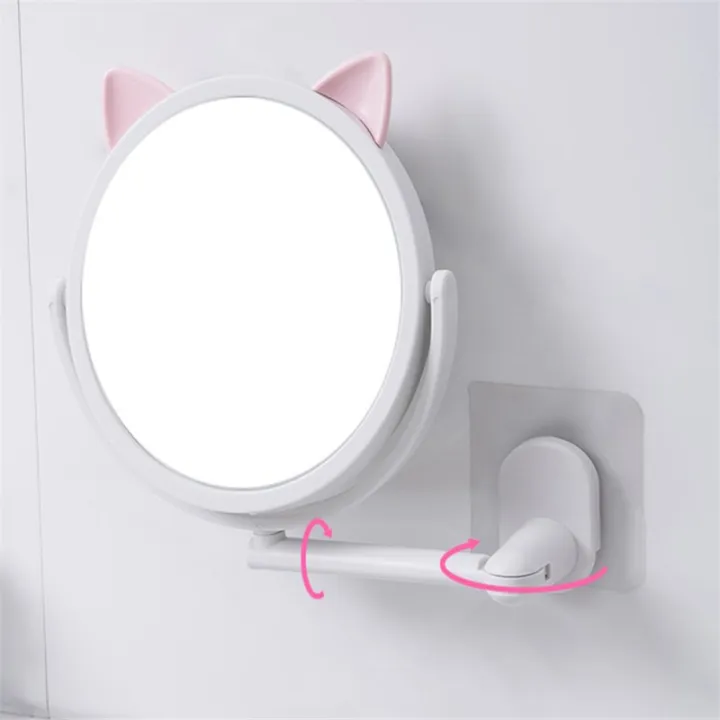 Wall%20Mounted%20Mirror%20Folding%20Arm%20Extend%20Bathroom%20Mirror%20Without%20Drill%20Cat%20Ear%20Single%20Side%20Cosmetic%20Makeup%20Mirror%20Space%20Saving%20-%20Image%205