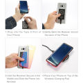 Universal Android Qi Wireless Charging Receiver Type C Wireless Charger Receiving Patch For Micro USB Smartphone For Iphone 6 7. 