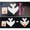 Airplane DIY slingshot light house craft toy. 