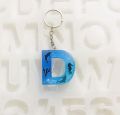 RESIN LETTER KEYCHAIN. 