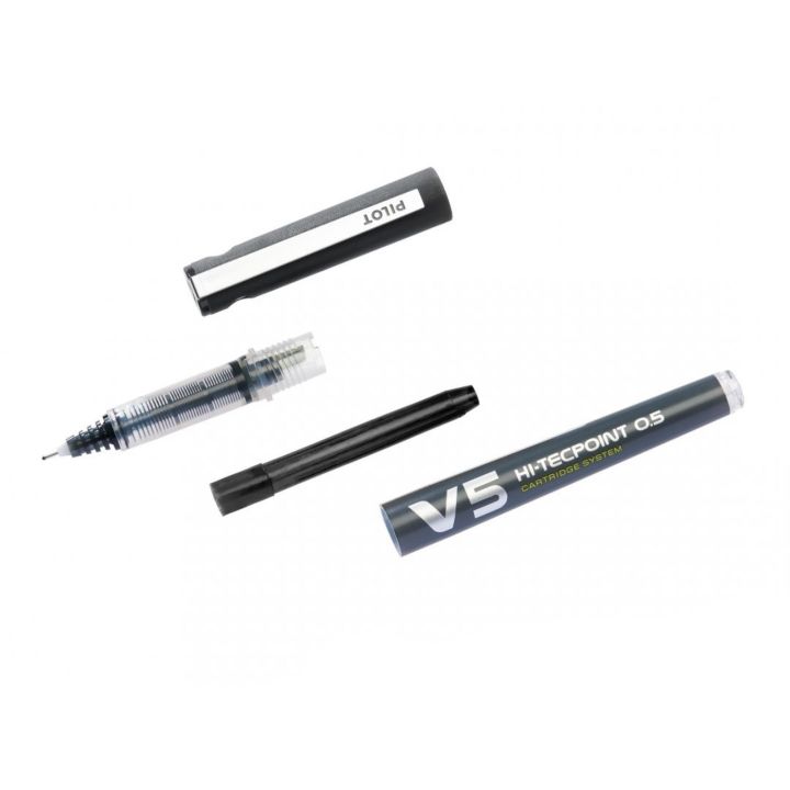 Cartridge%20System%20Pilot%20V5%20Hi-Tecpoint%20Roller%20Ball%20Pen%20-%20Image%202