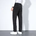 Casual Cotton Men Stretch Trousers Solid Slim Fit Men's Pants New Autumn Winter High Quality Classic Business  Pants Men. 
