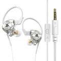 QKZ AK3 FiLe Wired Earphone with Microphone HiFi Music Monitor Bass Headphones Noise Cancelling Headset For Sport Gaming Earbuds. 