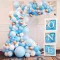 25cm ONE Letter Balloon Box 1 One Year Old Birthday Decor 1st Birthday Party Decoration Kids Boy Girl Baby Shower Balloon Box. 