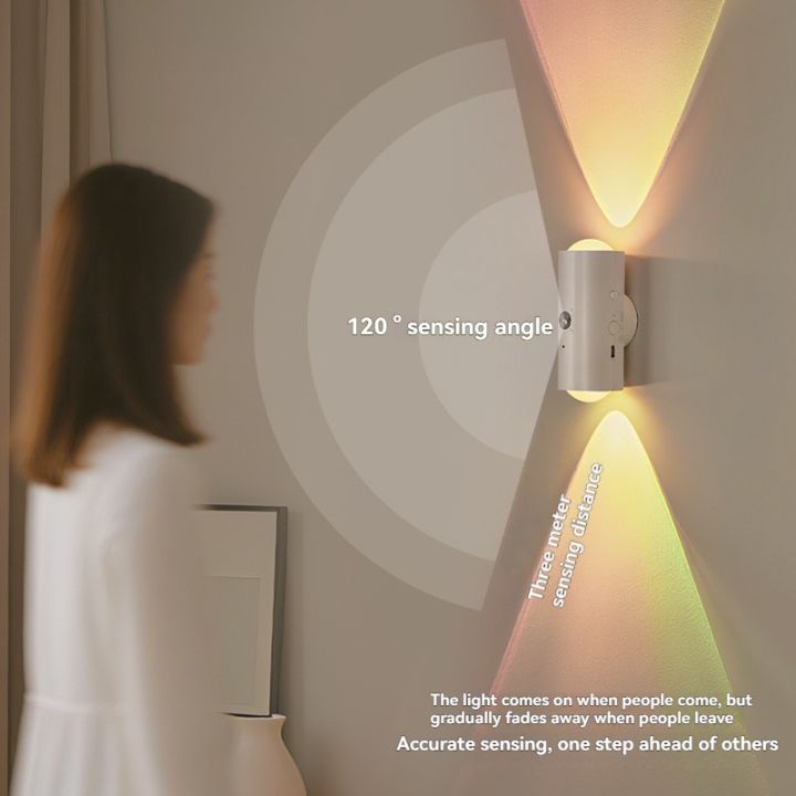 2/4-Pack%20Smart%20Cat%20Eye%20Dual%20Head%20Wall%20Light,%20Motion%20Sensor%20with%20Auto%20On/Off,%2016%20RGB%20Colors,%203M%20Range%20for%20Bedroom%20Hallway%20Stairs%20-%20Image%205