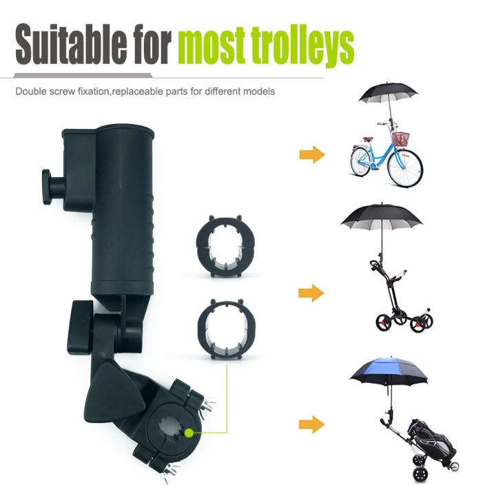 Outdoor%20Durable%20Golf%20Umbrella%20Holder%20180%20Degree%20Adjustable%20Used%20for%20Bike%20Buggy%20Cart%20Baby%20Pram%20Wheelchair%20Golf%20Accessories%20-%20Image%203