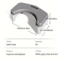 1Pc Toilet Stool for Bathroom, Comfort Toilet Stool for  Kids Pregnant Women, Squatting Aid Footstool, Anti Slip Thickening. 