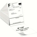 4x6 Inch Direct Thermal Labels 500 Labels Per Stacked Strong Adhesive, Labels Resistant to Water & Grease For Shipping Label. 