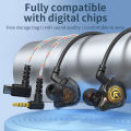 New 9D Super Bass In Ear Headphone Wire-Controlled With Mic 3.5MM AUX/Type-C Digital Chip Headset For iPhone 15 Android .