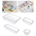 Unbreakable Full Set  and Textured Acrylic Drawer Organizer Tray – 27×18×4cm. 