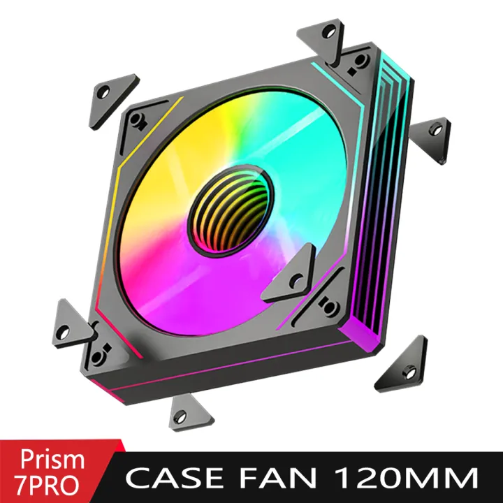 PRISM 7 PRO Computer Case Fan 120mm ARGB 4-Pin PWM Silent Cooling Fan ...