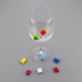 8Pcs/set New Silicone Demon Shape Wine Glass Charms Wine Glass Markers Party Cocktails Drinking Cup Sign Suction Cup Identifier.