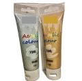 Acrylic-paint tubes 75ml set of 2 ( Golden and Silver ) and Seperate tubes. 