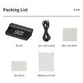 Digtial Car GPS Speedometer KMH LCD Windshield Projector Big Fonts Speed Gauge With White/Green Light Car Electronic Accessories. 