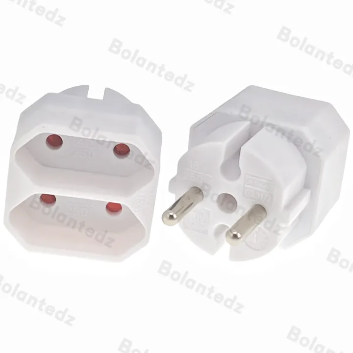 European%20Conversion%20Plug%202Pin%204.8mm%20Plug%20turn%204.0mm%202%20Hole%20EU%20Socket%20Power%20Distribution%20Adapter%20Plug%20White%2016A%20250V%20-%20Image%202