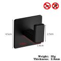 1-4pcs Strong Adhesive Wall Hook Sticker Hanging Coat Rack Clothes Hanger Shower Robe Hook Kitchen Bathroom Towel Hooks Holder. 