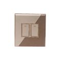 Rfl Click Marigold 2 Gang 1Way Switch - Upgrade Electrical Setup With Rfl Click Marigold 2-Gang 1-Way Switch, Providing Reliable And Efficient Control.