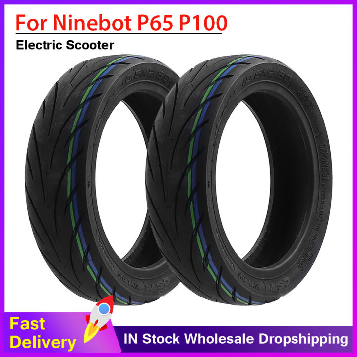 10.5x2.50 CST Tubeless Tyre Vacuum Tire Electric Scooter Parts For Ninebot P65 P100 Kick Scooter Wheel Replacement Accessories