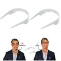 2/1pcs Collar Support Brace Adjustable Embedded Shirt Collar Clips Invisible Suits Neckline Insert Enhancer for Men Women.