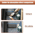 1Pcs 3mm Width 1.5M Length Solder Wire Desoldering Braid Welding Solder Remover Wick Wire Lead Cord Flux BGA Repair Tool Copper.