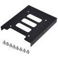 2.5 inch to 3.5 inch Mounting Bracket Hard Drive Adapter SSD HDD Holder Metal Mounting Adapter for PC Hard Drive Enclosure. 